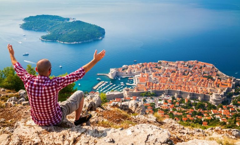 Dubrovnik-Blick-vom-Berg-Srd